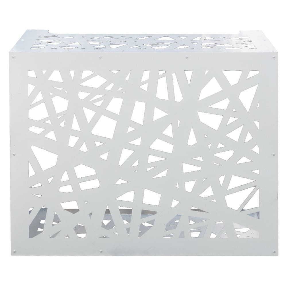 Copricondizionatore Copertura per Climatizzatore 86x44x68 cm Artist M in Alluminio Bianco...
