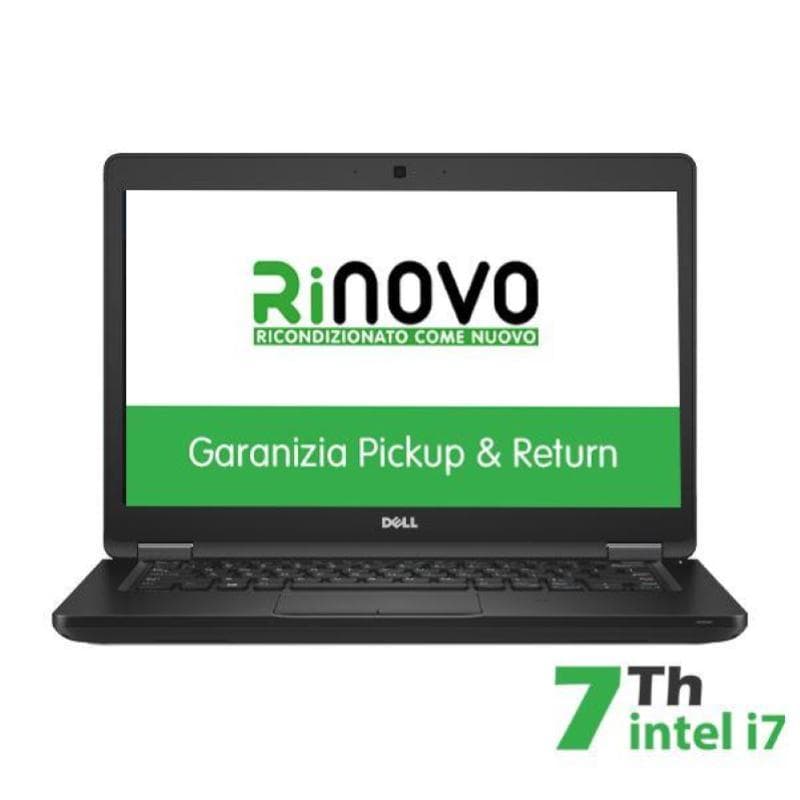 Notebook dell latitude e5480 intel core i7-7 gen. 14 8gb 240gb ssd windows 10 pro - ricondizionato (rn42622001)