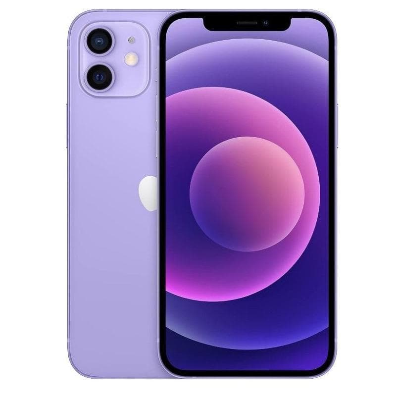 Smartphone iphone 12 128gb viola - ricondizionato - gar. 6 mesi - grado a
