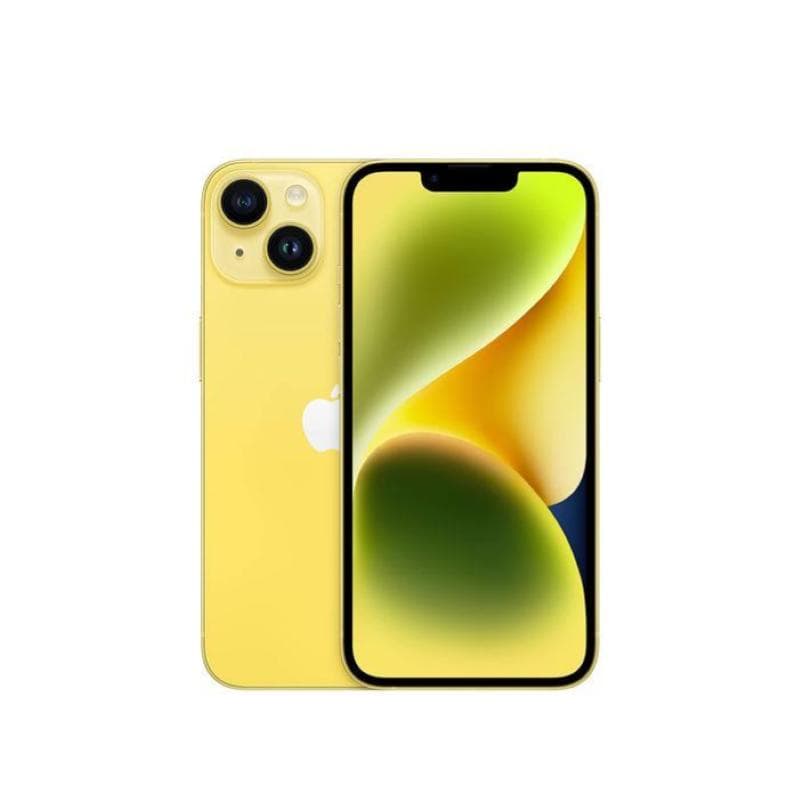 Smartphone iphone 14 256gb giallo - ricondizionato - gar. 6 mesi - grado a