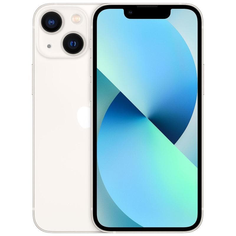 Smartphone iphone 13 128gb bianco starlight - ricondizionato - gar. 6 mesi - grado a