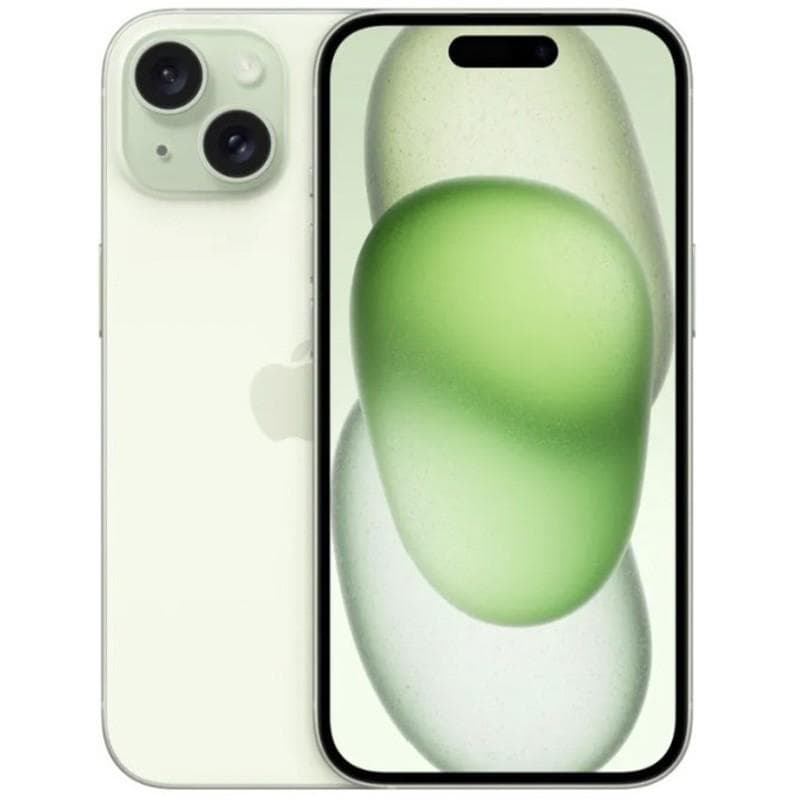Smartphone iphone 15 128gb green verde - ricondizionato - gar. 6 mesi - grado a