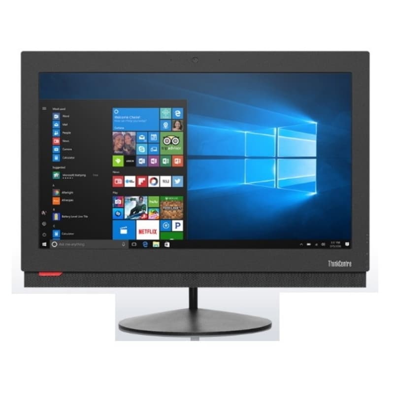 Pc thinkcentre m810z all in one intel core i3-7100 8gb 256gb ssd 21.5 windows coa - ricondizionato - gar. 6 mesi