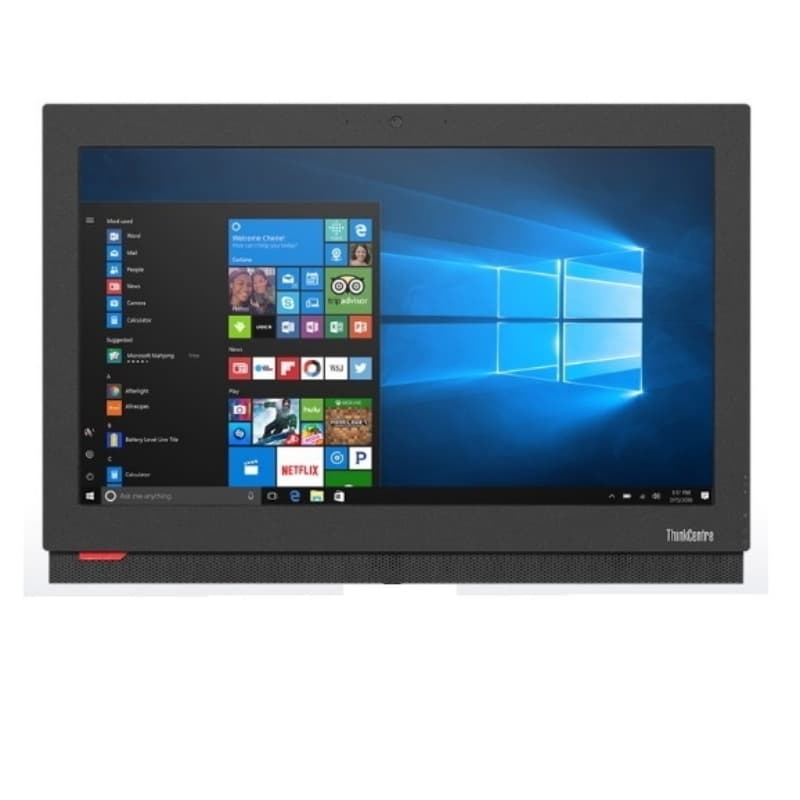 Pc thinkcentre m810z all in one intel core i3-7100 8gb 256gb ssd 21.5 windows coa - no stand - ricondizionato - gar. 6 mesi