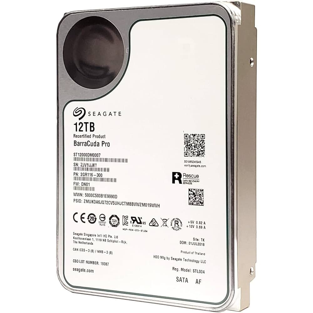 Disco rigido SATA da 12 TB da 3,5 pollici