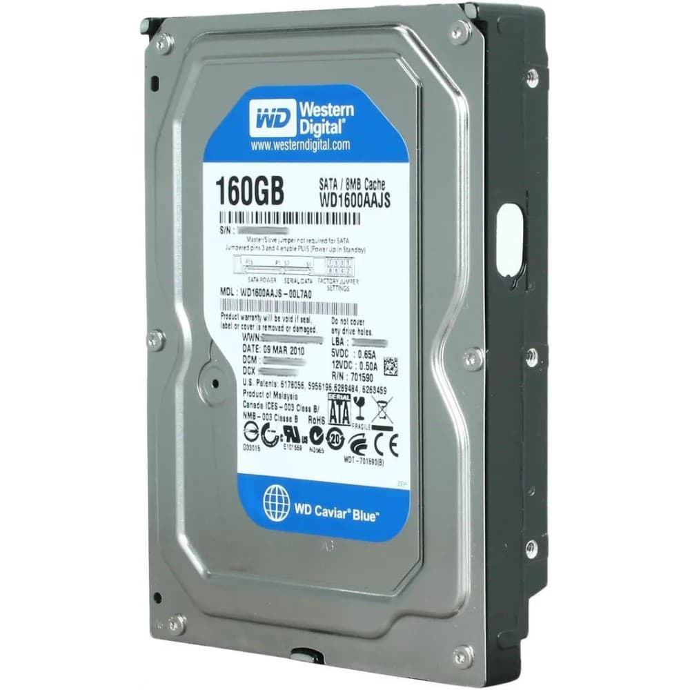 Disco rigido SATA da 160 GB da 3,5 pollici