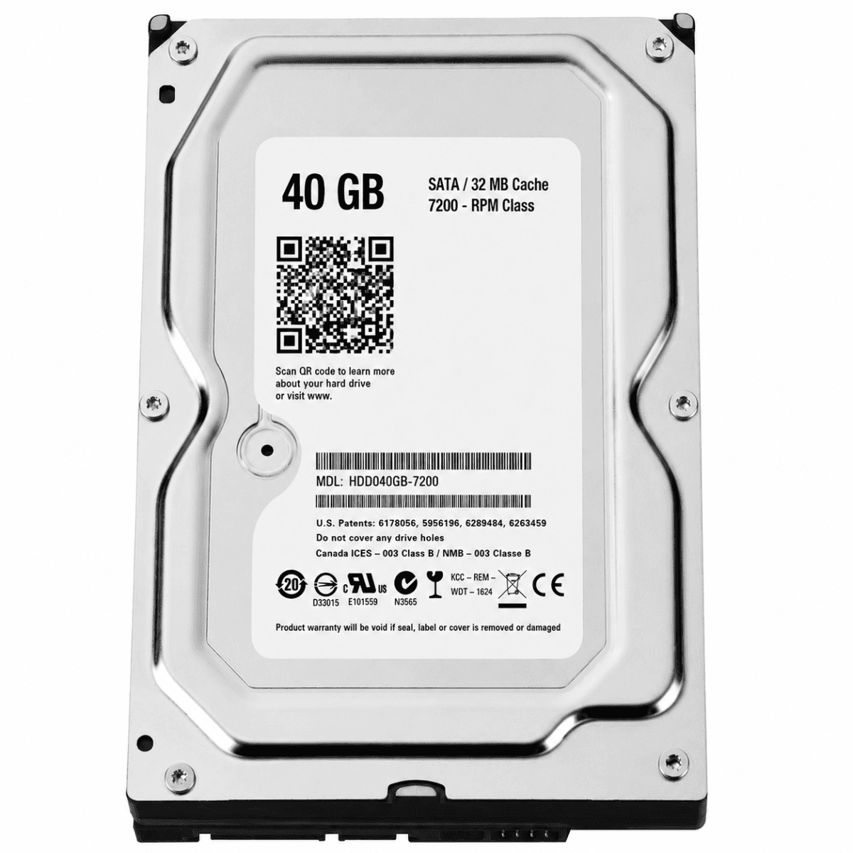 Disco rigido SATA da 40 GB da 3,5 pollici