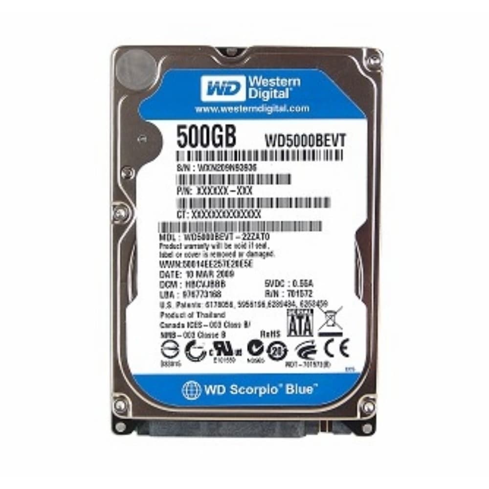 HDD SATA da 3,5 pollici da 500 GB