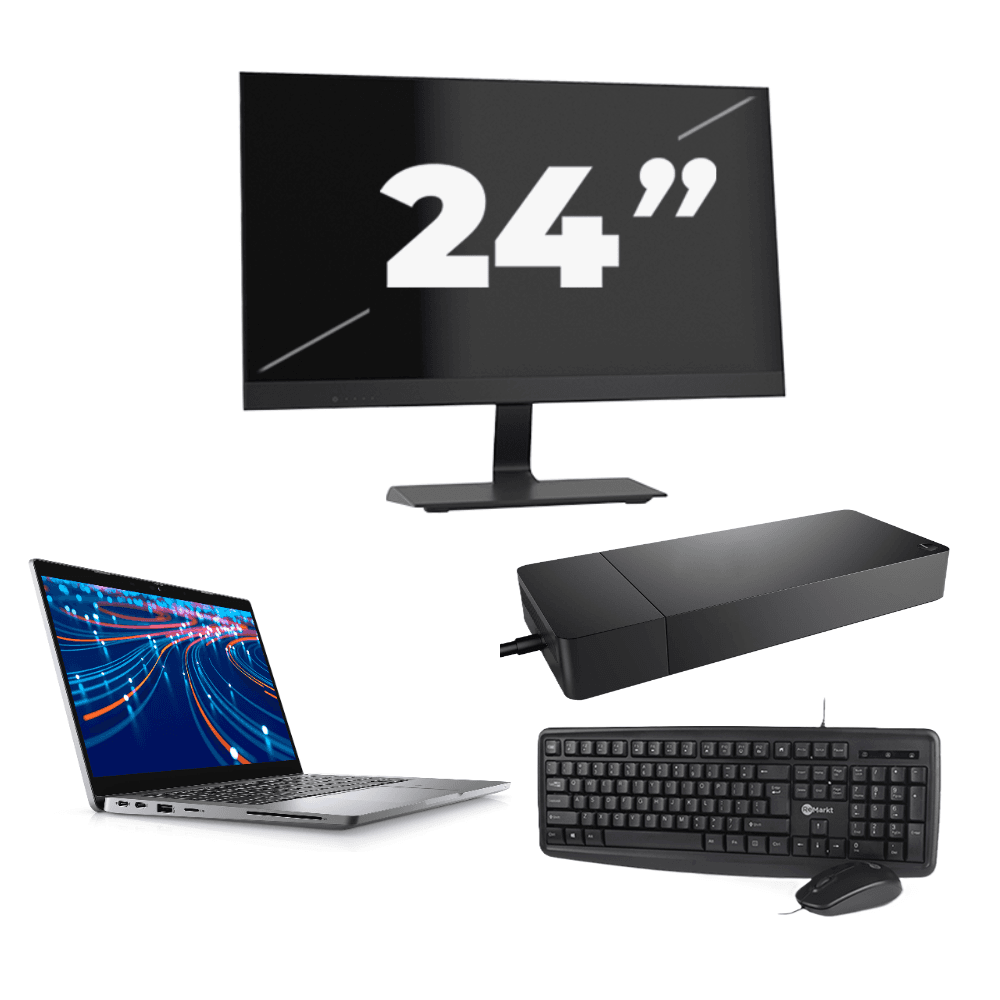 Dell Latitude 5320 - Intel Core i7-11e Generatie - 13 inch - Touch - 16GB RAM - 256GB SSD - Windows 11 Home + 1x 24 inch Monitor