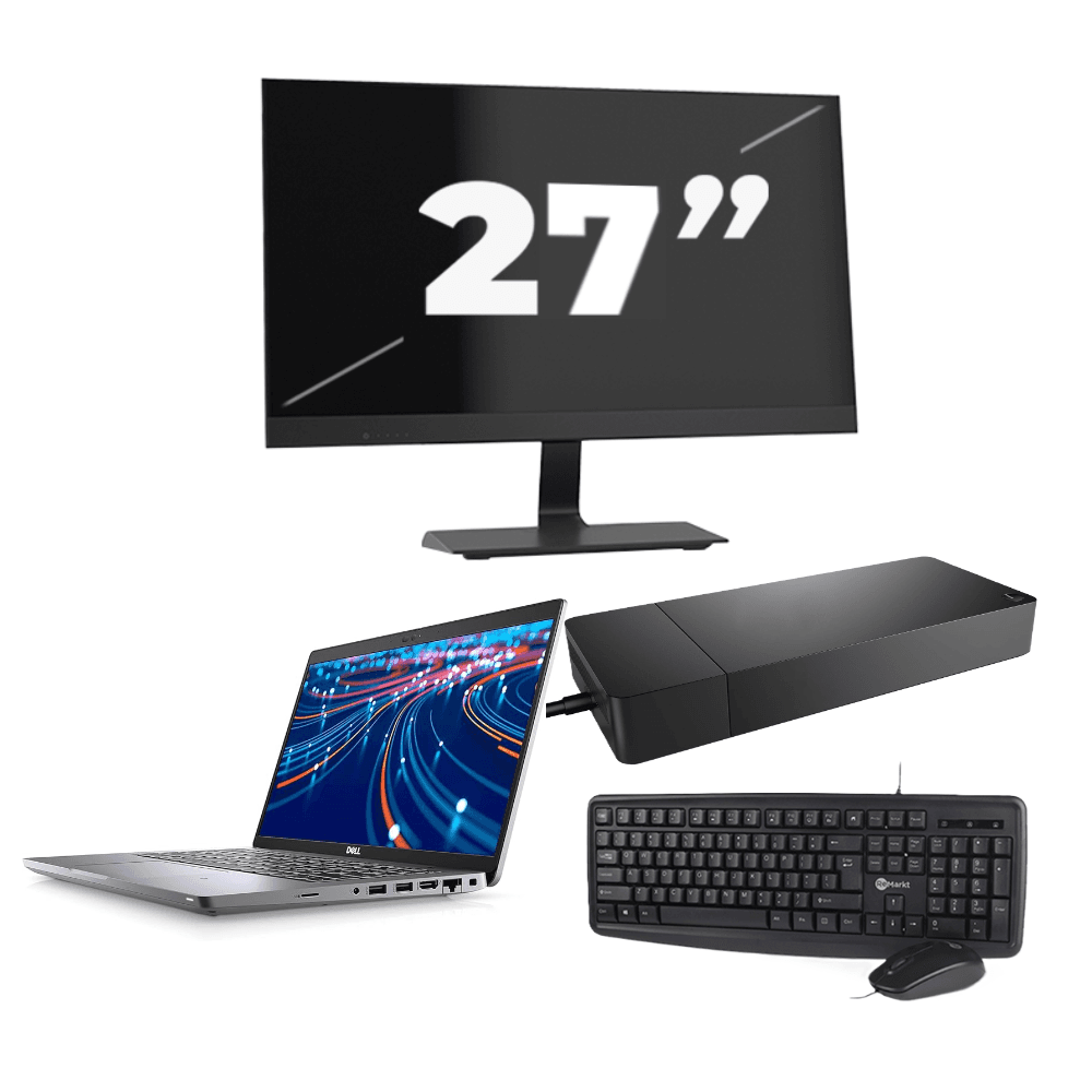 Dell Latitude 5420 - Intel Core i5 11ª generazione - 14 pollici - 16GB RAM - 512GB SSD - Windows 11 Home + 1x Monitor da 27 pollici