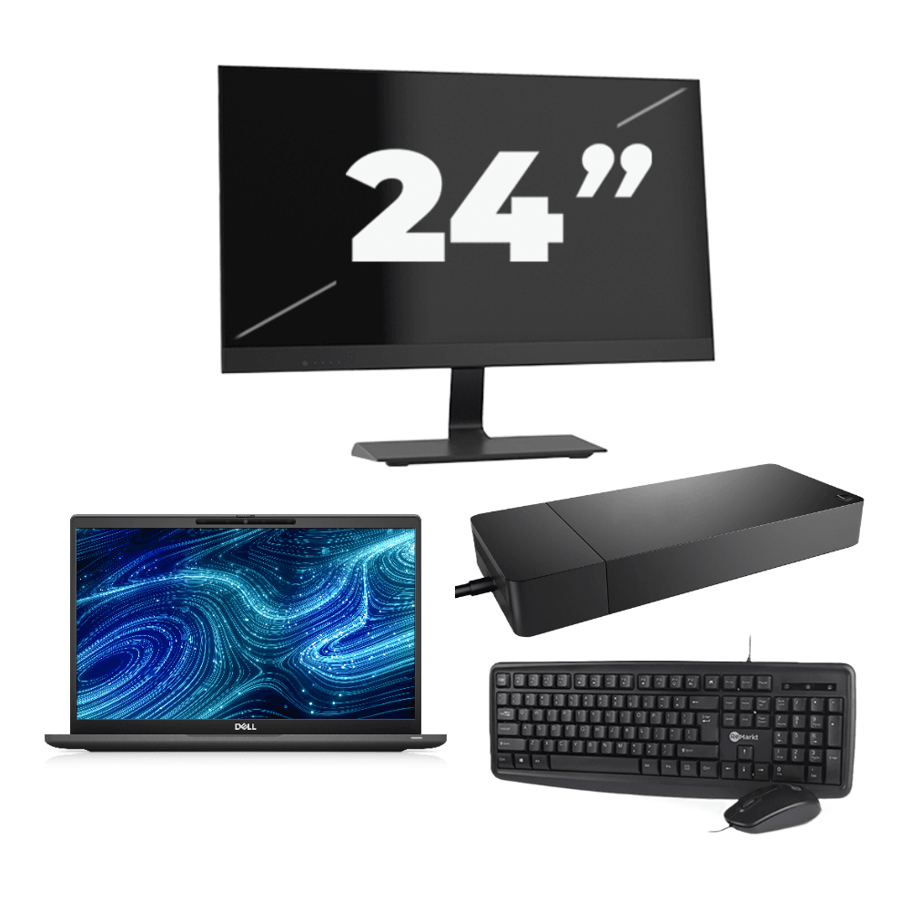 Dell Latitude 7320 - Intel Core i5-11a generazione - 13 pollici - Touch - 16 GB di RAM - 256 GB SSD - Windows 11 Home + 1x monitor da 24 pollici