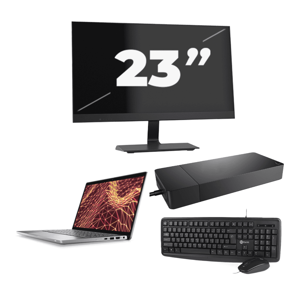 Dell Latitude 7330 - Intel Core i5 12ª generazione - 13 pollici - 16GB RAM - 256GB SSD - Windows 11 Home + 1x Monitor da 23 pollici