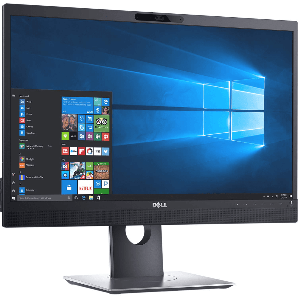 Monitor Dell P2418HZM - 24 pollici - 1920x1080 - DP - HDMI - VGA - Nero