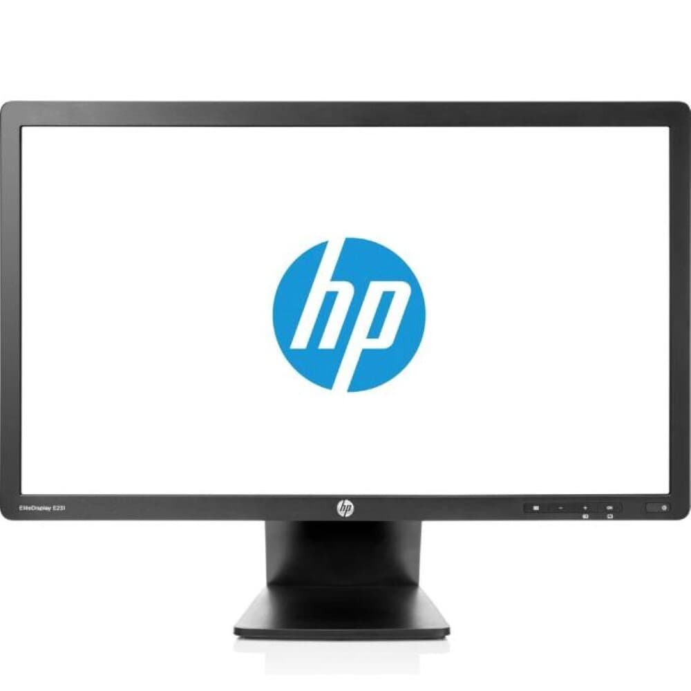 HP EliteDisplay E231 - 23 pollici - 1920x1080 - DP - DVI - VGA - Nero