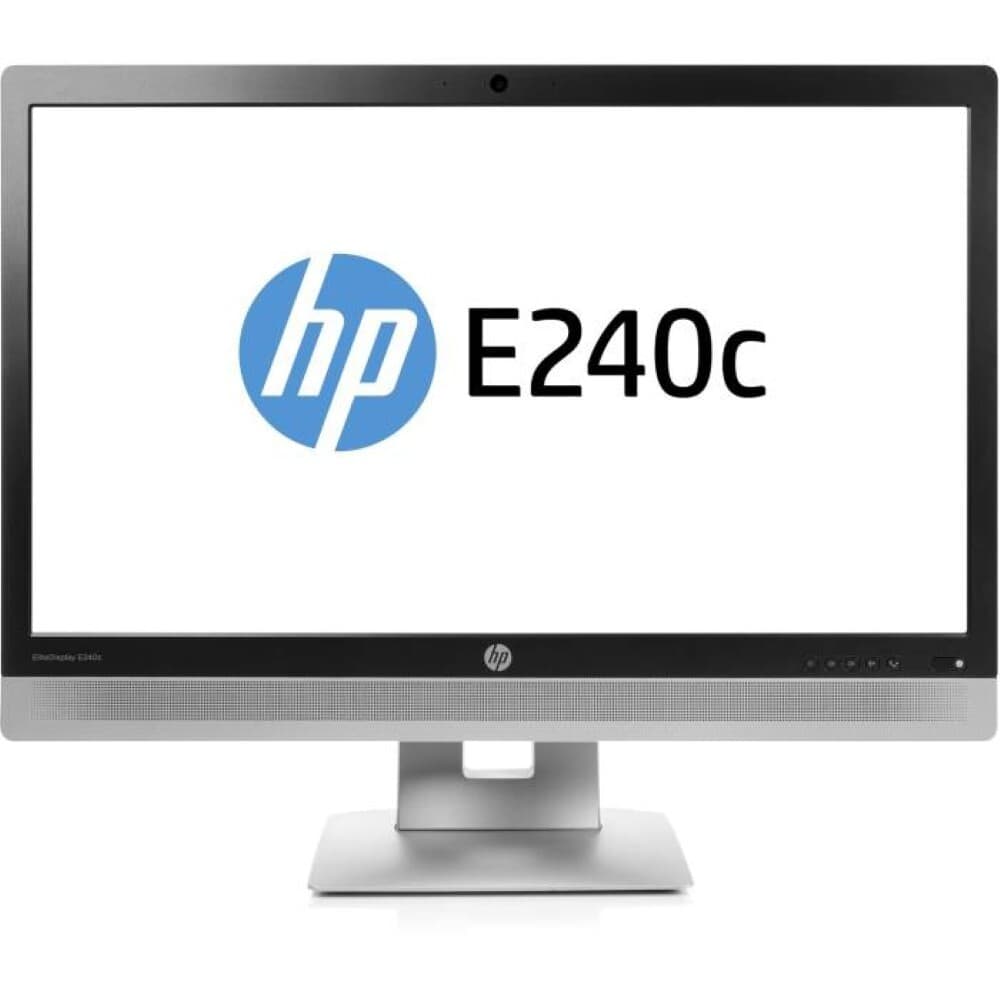 HP EliteDisplay E240c - 24 pollici - 1920x1080 - DP - HDMI - VGA - Grigio