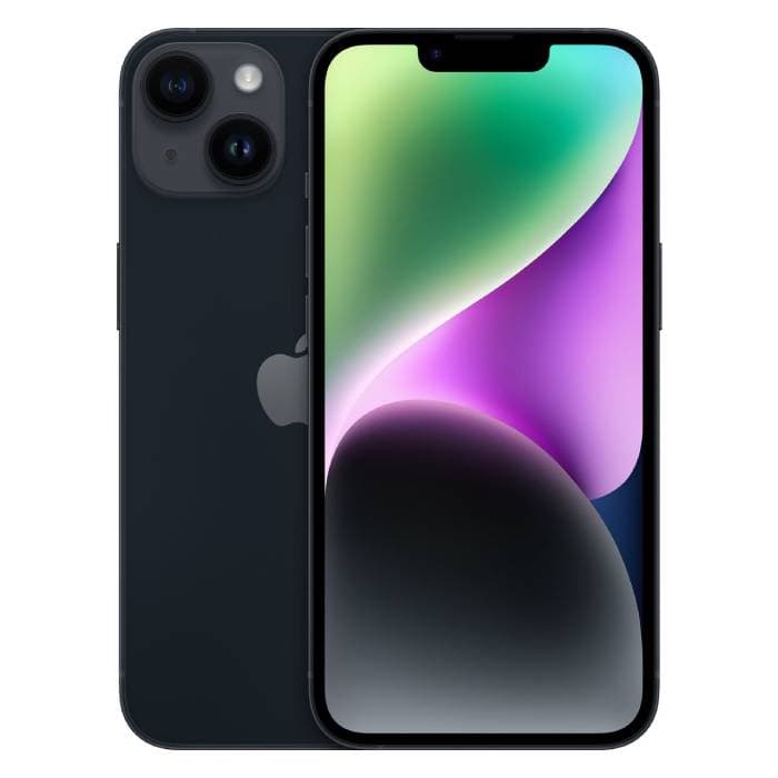 Apple iPhone 14 - 128GB - Midnight - Garanzia di 2 anni