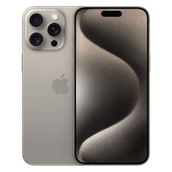 Apple iPhone 15 Pro Max - 256 GB - Titanio Naturale - Garanzia di 2 anni