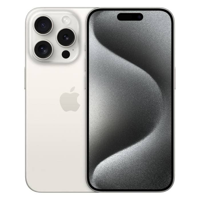Apple iPhone 15 Pro - 256 GB - Bianco Titanio - Garanzia di 2 anni
