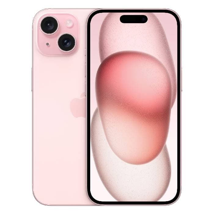 Apple iPhone 15 - 256 GB - Rosa - Garanzia di 2 anni