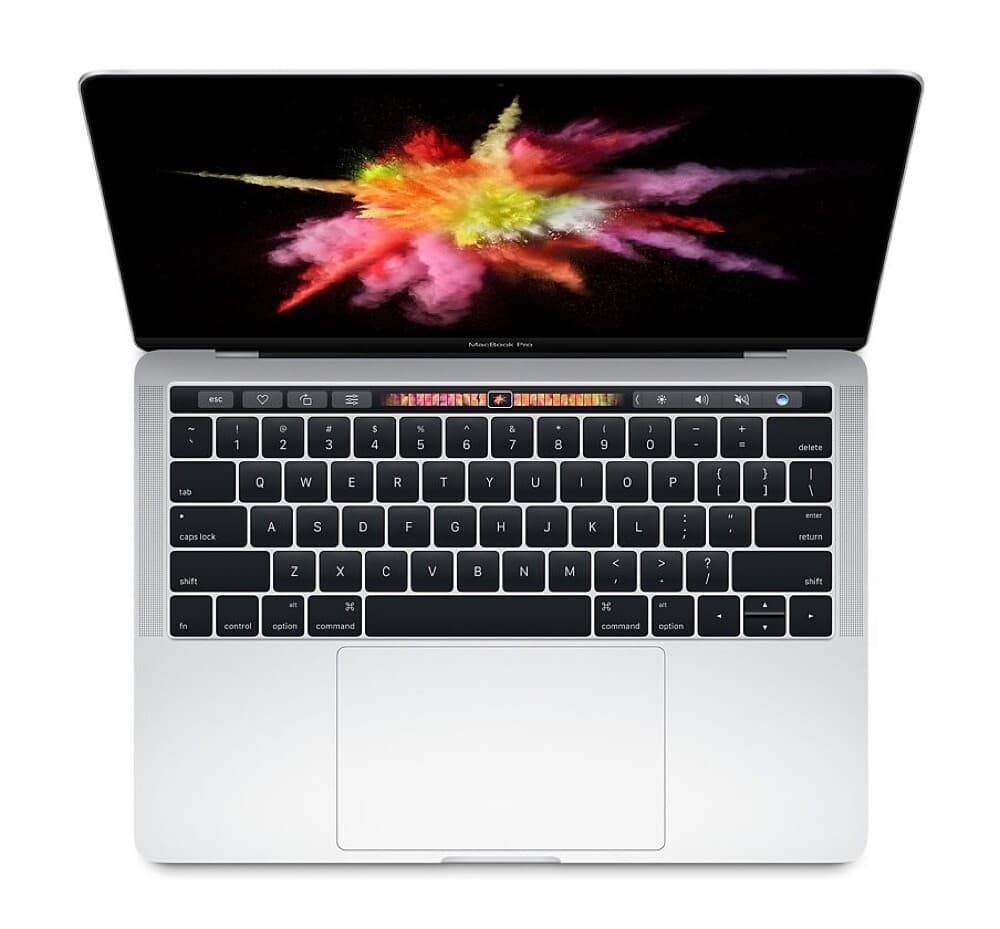 Apple MacBook Pro (13 pollici, 2016) - Intel Core i5 - 8 GB di RAM - SSD da 256 GB - Touch Bar - 4 porte Thunderbolt 3 - Argento - Garanzia di 2 anni