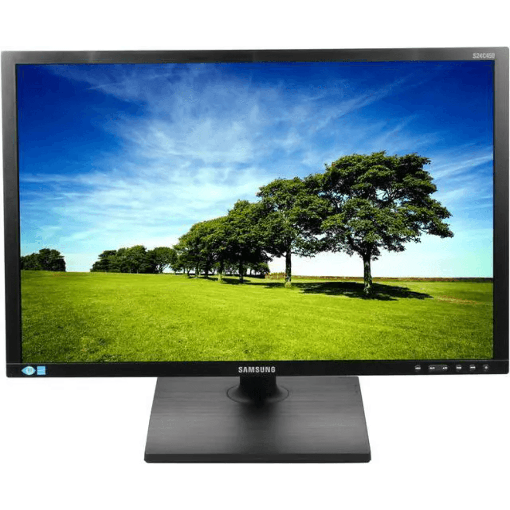 Monitor Samsung Syncmaster S24C450DW - 24 pollici - 1920x1200 - DP - DVI - VGA - Nero