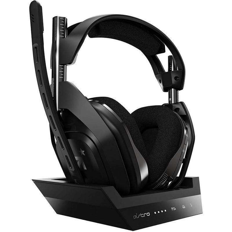 Cuffie riduzione del rumore gaming wireless con microfono Astro A50 PS4/PS5/PC + Station - Nero