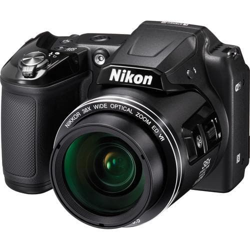 Fotocamera Bridge compatta CoolPix L840 - Nero + Nikon Nikkor 38X Wide Optical Zoom ED VR-152mm f/3- f/3