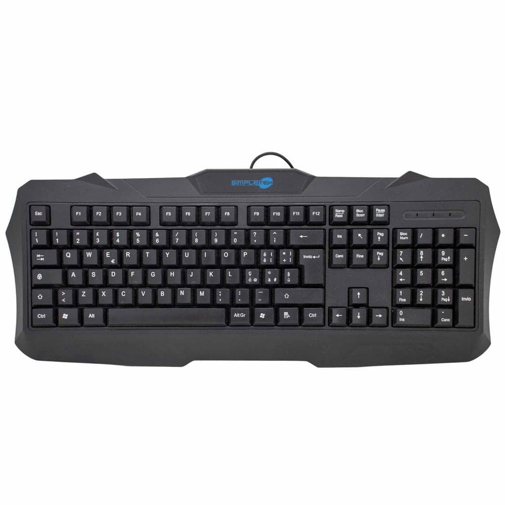 Simpletek Tastiera QWERTY Italiano Wired USB