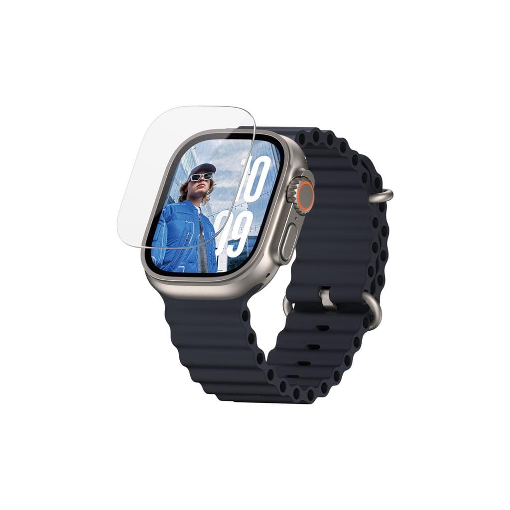 Schermo protettivo Apple Watch Ultra - 49 mm - Plastica - Nero