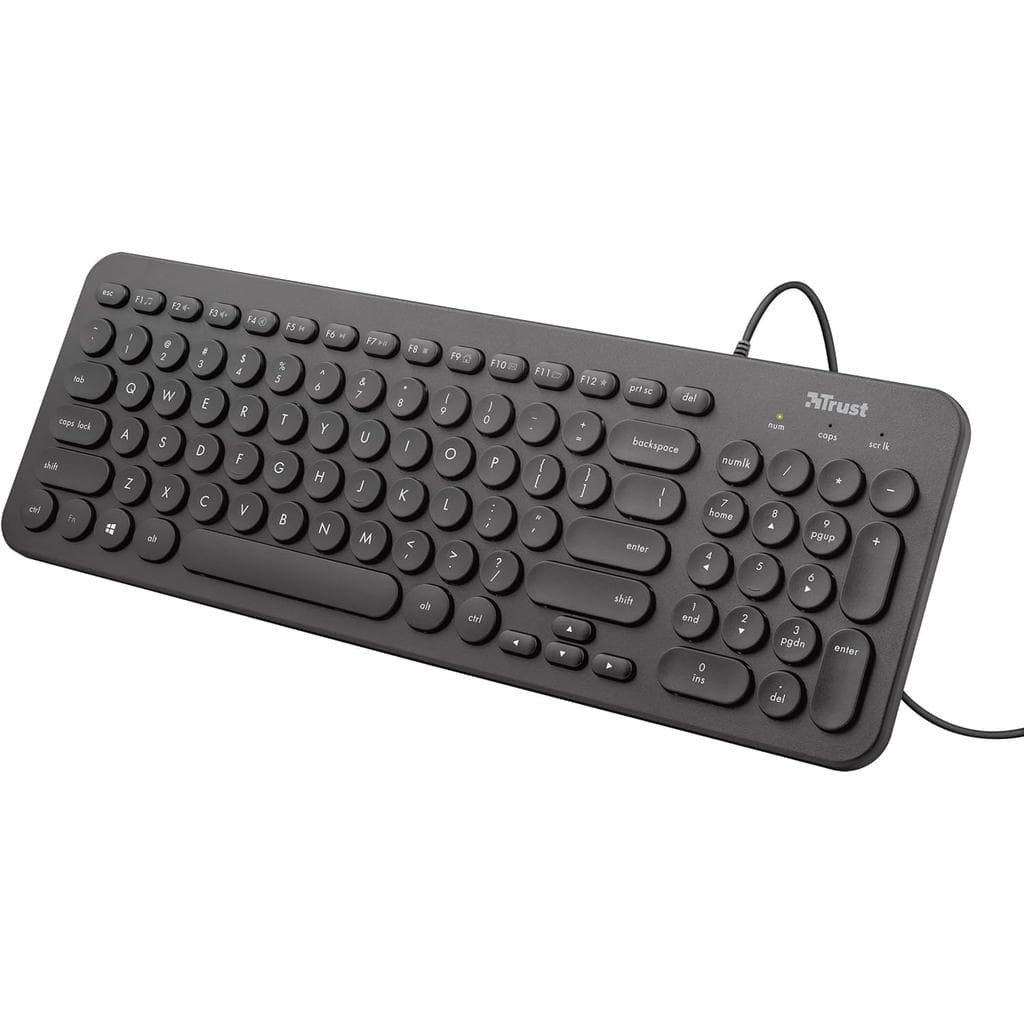 Trust Tastiera QWERTY Spagnolo Muto