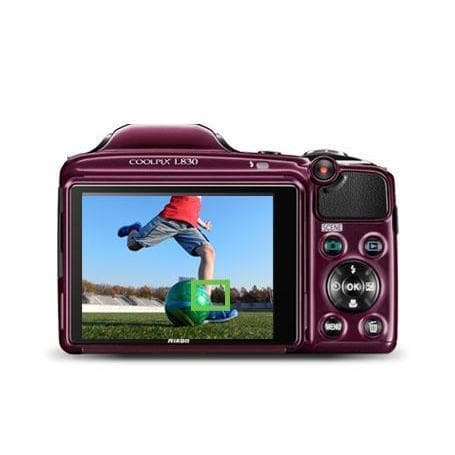 Fotocamera Bridge compatta Coolpix L830 - Prugna + Nikon Nikkor 34X Wide Optical Zoom ED VR–765mm f/3– f/3–