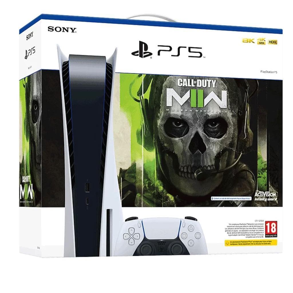 PlayStation 5 825GB - Bianco + Modern Warfare II