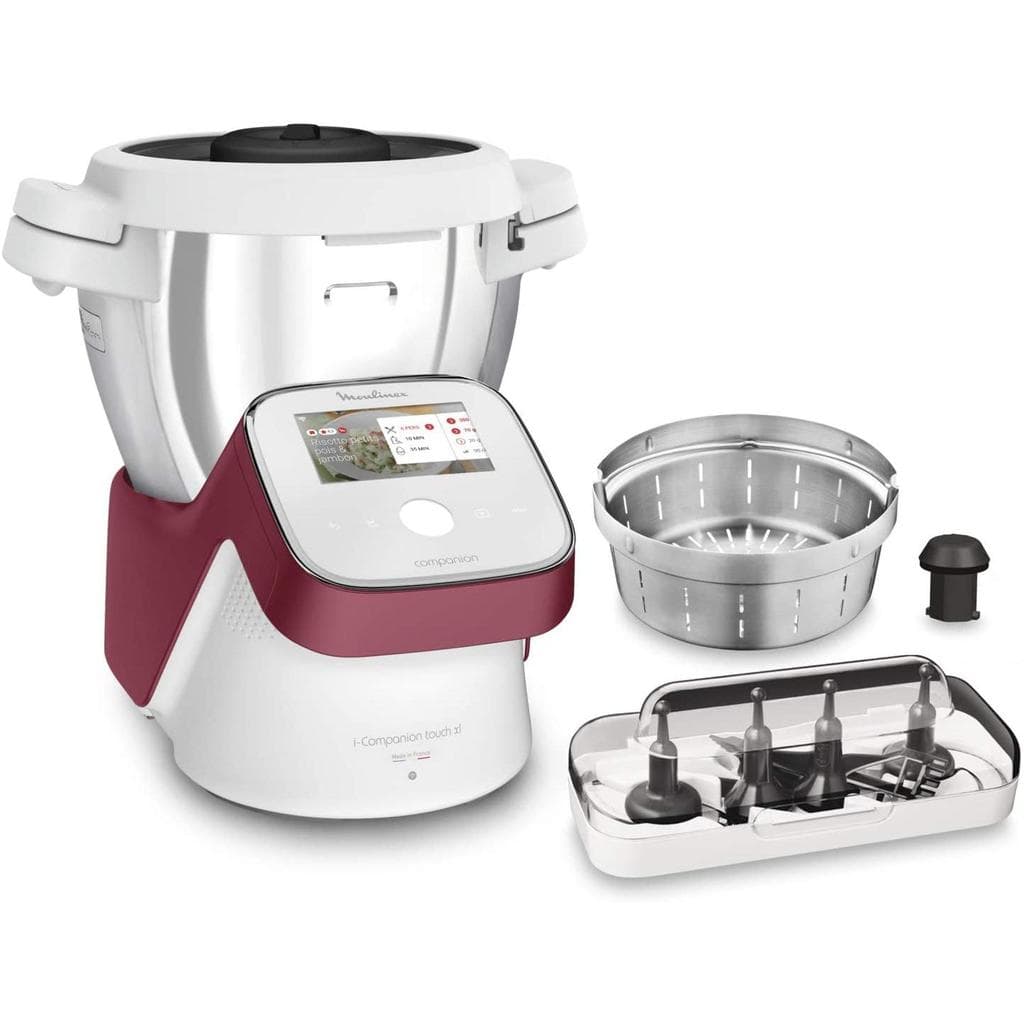 Robot da cucina Moulinex I-Companion Touch XL HF938E00000L -Bianco/Rosso