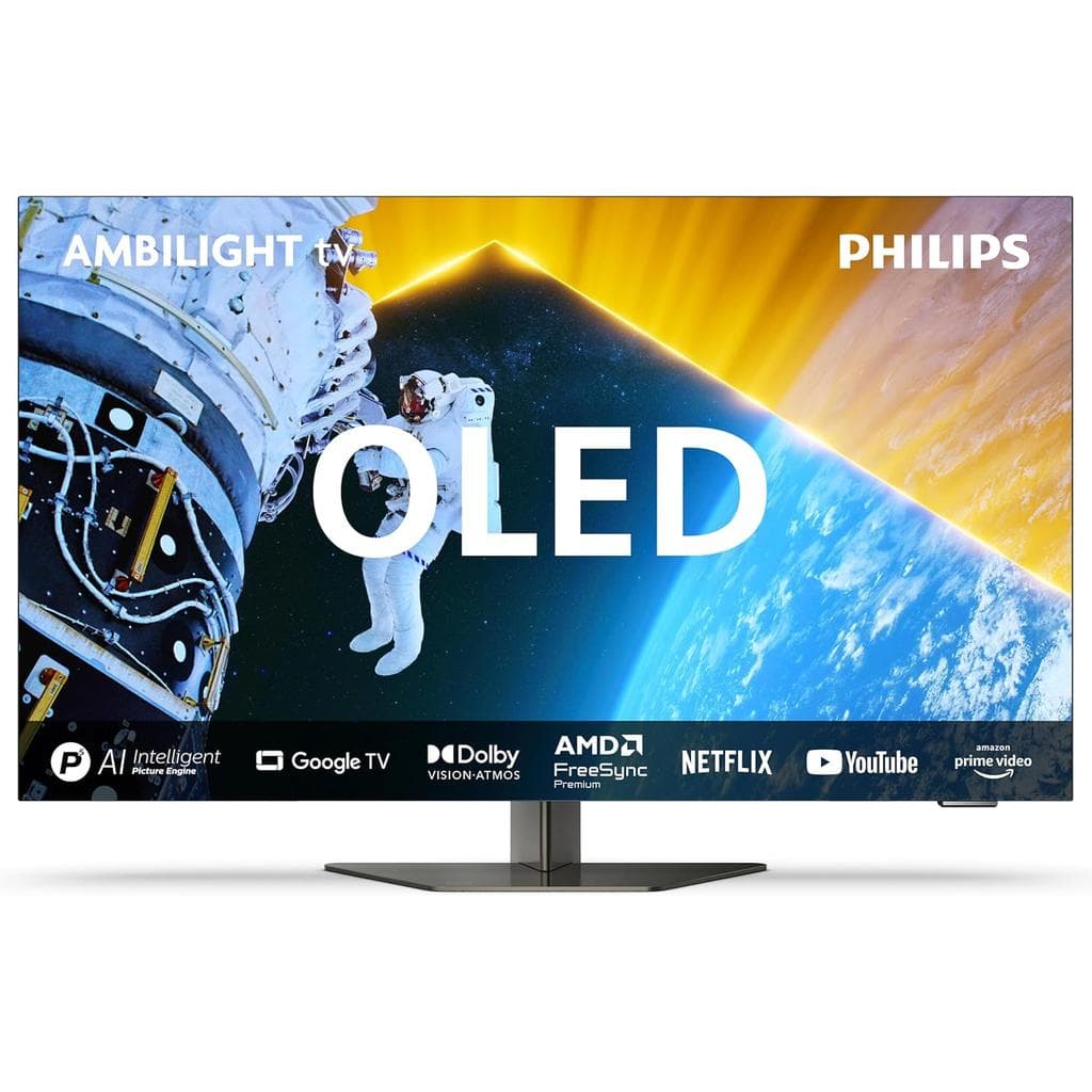 Smart TV0 Pollici LED Ultra HD 4K TV OLED 4K Ambilight Philips 65OLED809/12