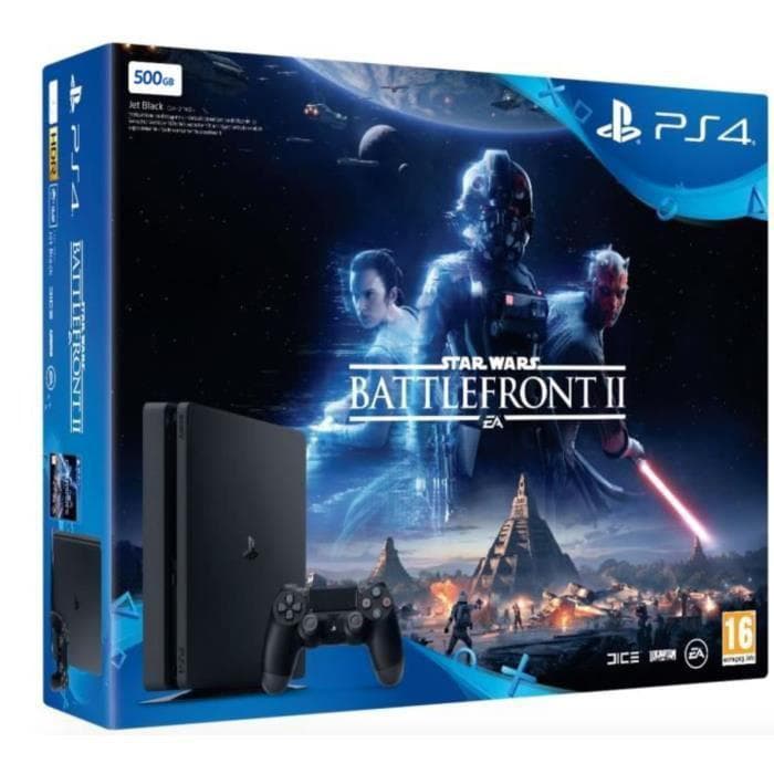 PlayStation 4 Slim 500GB - Nero + Star Wars: Battlefront II