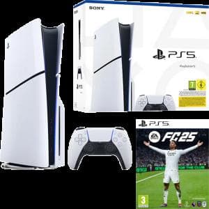 PlayStation 5 Slim 1000GB - Bianco + EA FIFA 25
