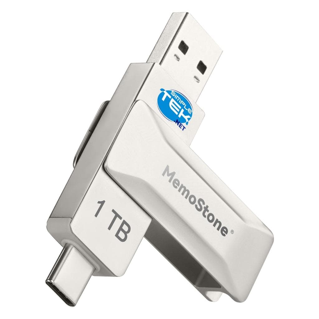 Kingspec MemoStone US1 SSD Pen Drive, 540MB/s Read - 430MB/s Write Hard disk esterni - SSD 1000 GB USB-A / USB-C