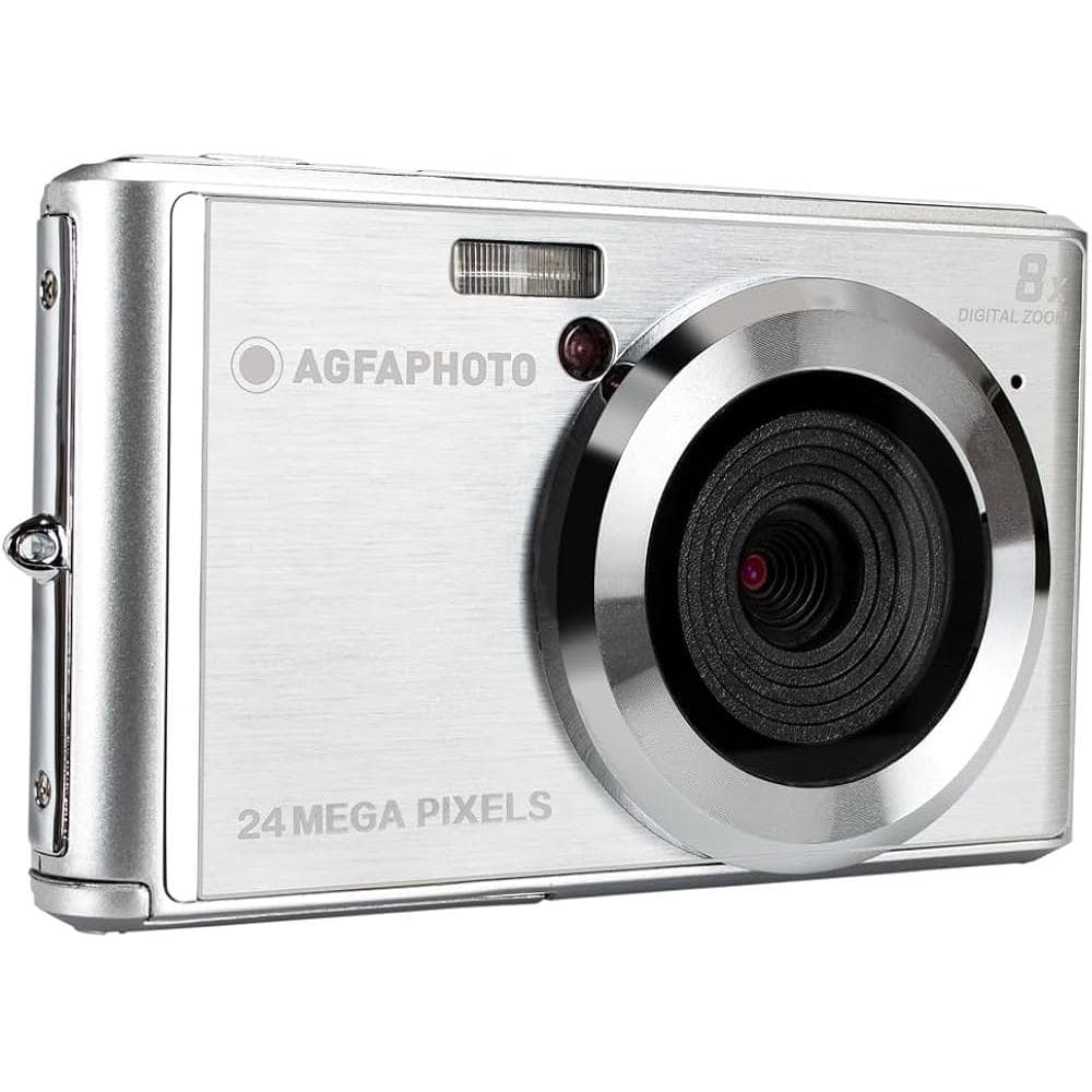 Compatta - AgfaPhoto Realishot DC5500 - Argento + Agfa Photo Zoom Digital 8x