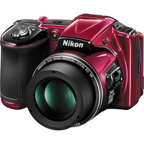 CoolPix L830 - Rosso/Nero + Nikon Wide Optical Zoom ED Nikkor-136mm f/3- VR f/3