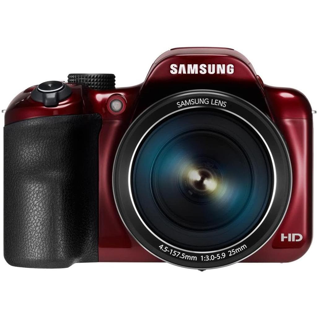 Fotocamera Bridge compatta WB1100F - Rosso/Nero + Samsung 35X Optical Zoom Lens f/3