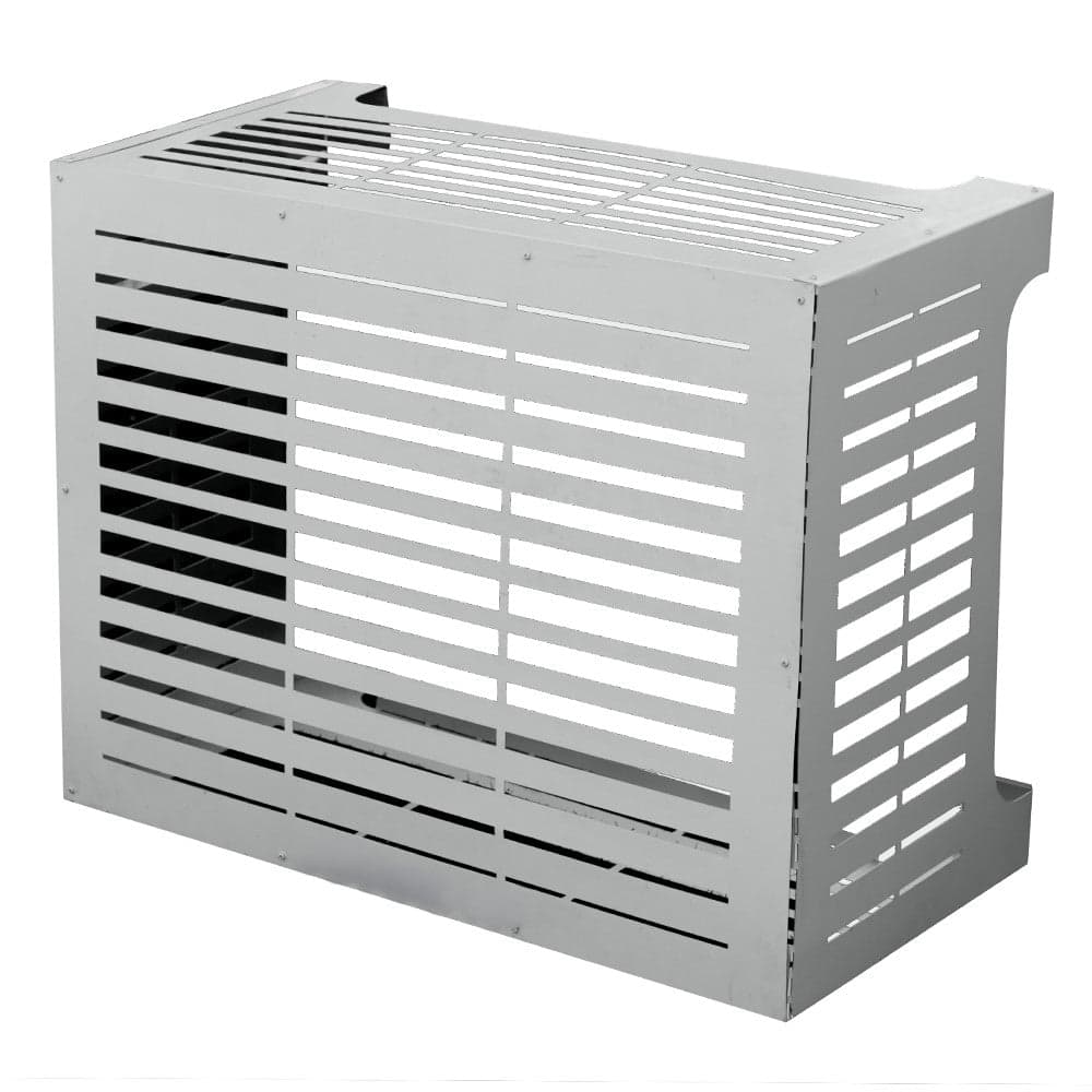 Copricondizionatore Copertura per Climatizzatore 86x44x68 cm Linear M in Alluminio Bianco...