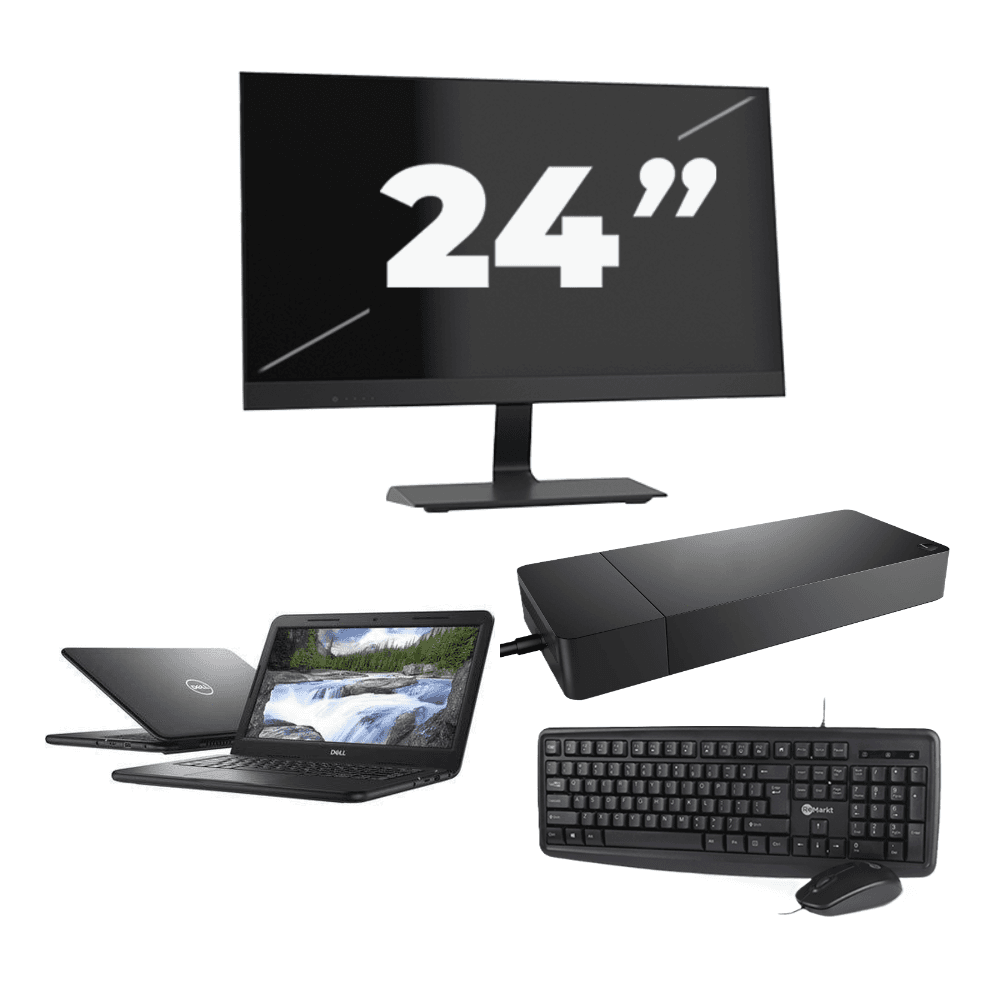 Dell Latitude 3310 - Intel Core i3-8a generazione - 13 pollici - 8 GB di RAM - SSD da 256 GB - Windows 11 + 1x monitor da 24 pollici