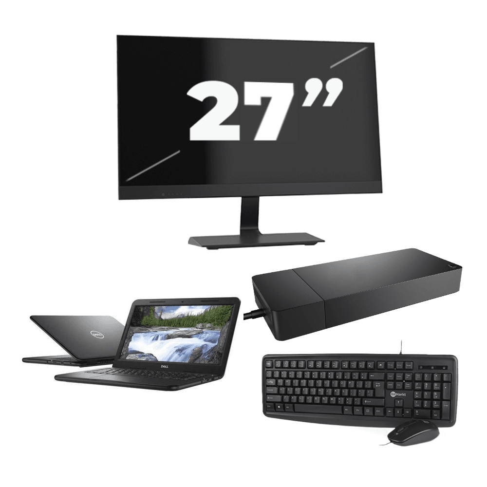 Dell Latitude 3310 - Intel Core i3 di ottava generazione - 13 pollici - 8 GB di RAM - SSD da 256 GB - Windows 11 Home + 1 monitor da 27 pollici