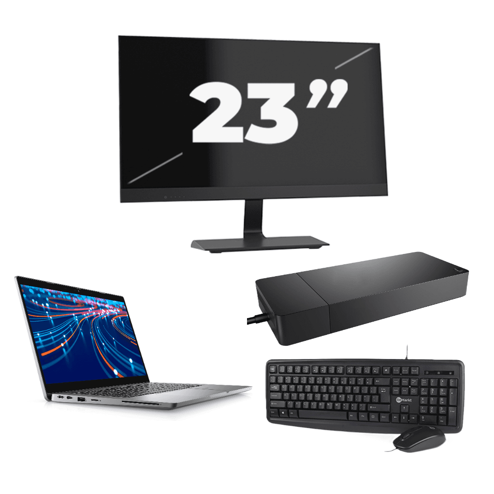 Dell Latitude 5320 - Intel Core i7-11e Generatie - 13 inch - Touch - 16GB RAM - 256GB SSD - Windows 11 Home + 1x 23 inch Monitor