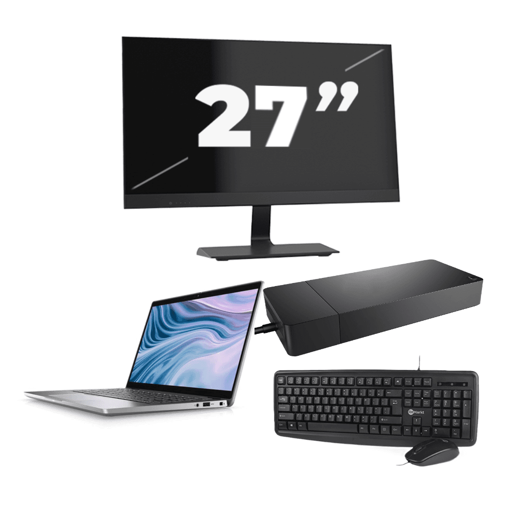 Dell Latitude 7310 - Intel Core i7 10ª generazione - 13 pollici - 16GB RAM - 512GB SSD - Windows 11 Home + 1x Monitor da 27 pollici