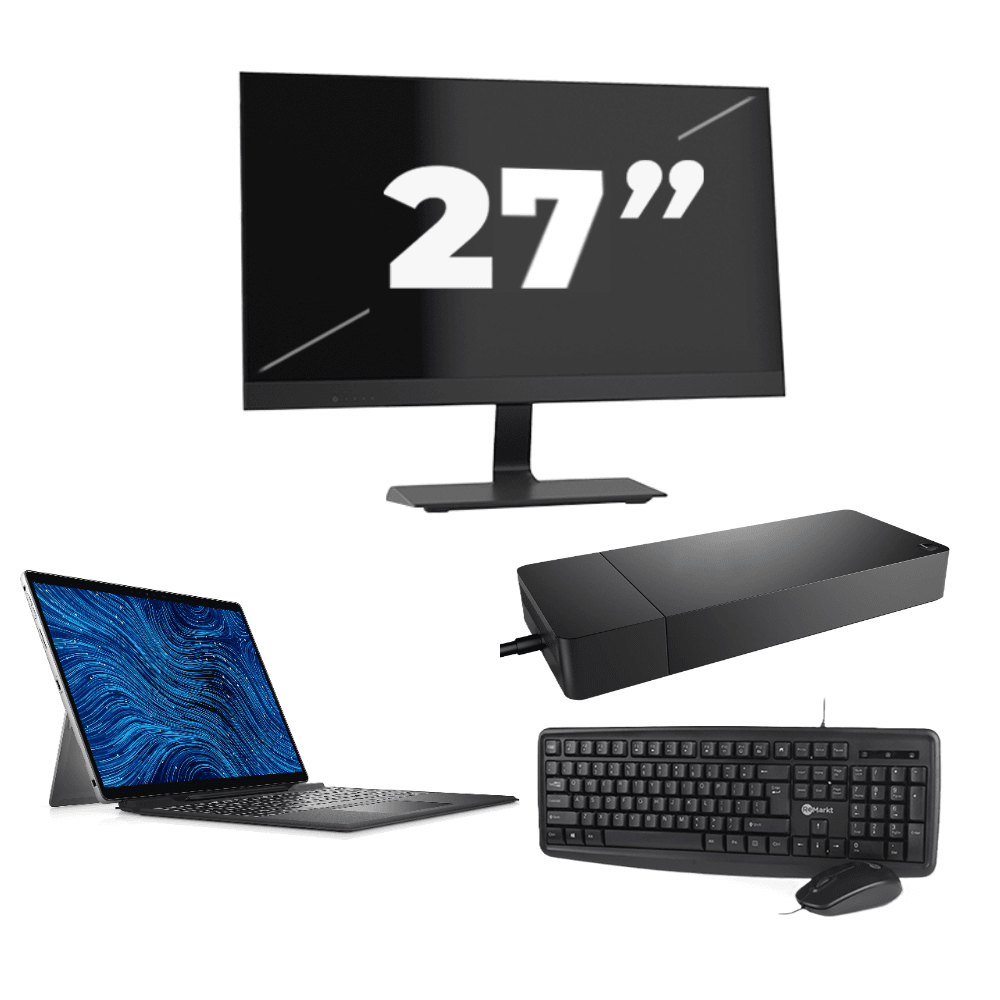 Dell Latitude 7320 - Intel Core i5 11ª generazione - 13 pollici - 16GB RAM - 512GB SSD - Windows 11 Home + 1x Monitor da 27 pollici