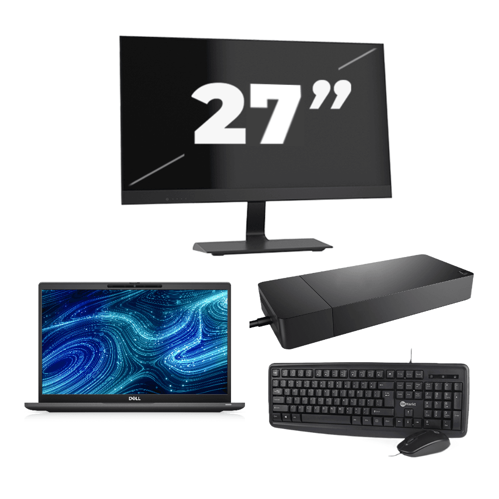 Dell Latitude 7320 - Intel Core i5 11ª generazione - 13 pollici - Touch - 16GB RAM - 512GB SSD - Windows 11 Home + 1x Monitor da 27 pollici