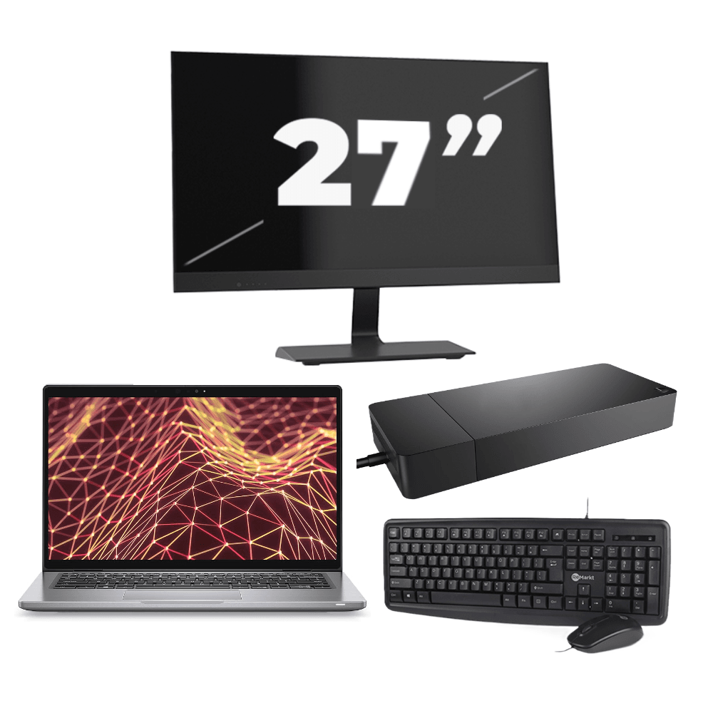 Dell Latitude 7330 - Intel Core i5 12ª generazione - 13 pollici - Touch - 16GB RAM - 256GB SSD - Windows 11 Home + 1x Monitor da 27 pollici