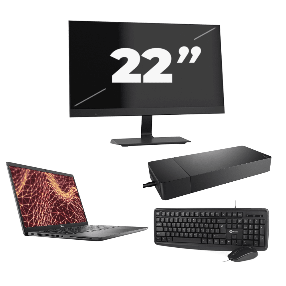 Dell Latitude 7430 - Intel Core i5 12ª generazione - 14 pollici - 16GB RAM - 512GB SSD - Windows 11 Home + 1x Monitor da 22 pollici
