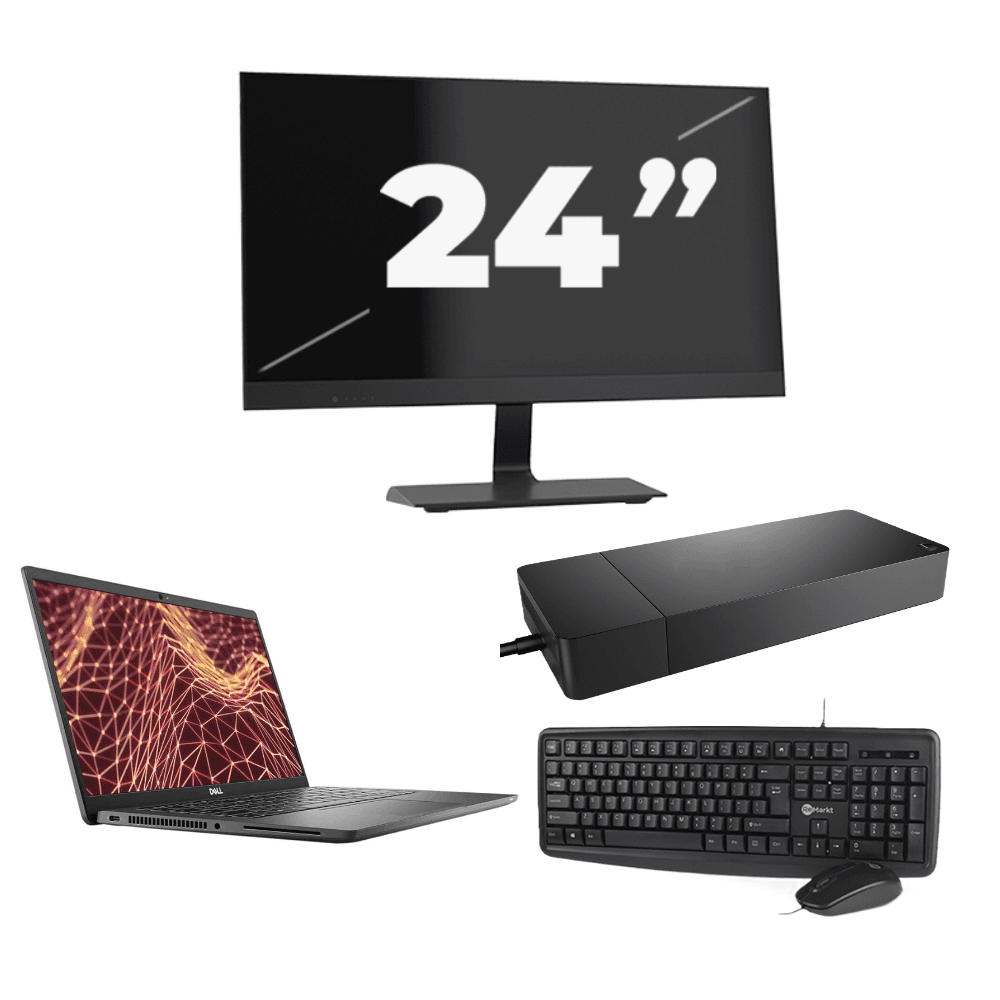 Dell Latitude 7430 - Intel Core i5 12ª generazione - 14 pollici - 16GB RAM - 512GB SSD - Windows 11 Home + 1x Monitor da 24 pollici